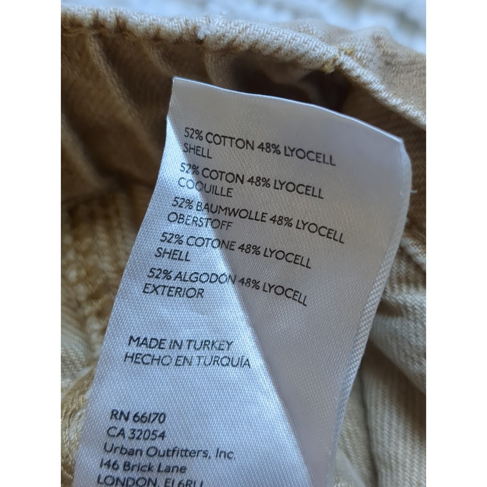 NWOT We The Free Marx Slouchy Cargo Jeans Size 27 Tan 29X28 - Picture 16 of 16